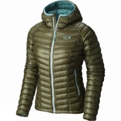 Mountain Hardwear Women's Ghost Whisperer Down Hooded Jacket Stone Green